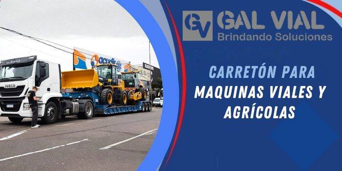 Carretón para maquinas viales y agrícolas
